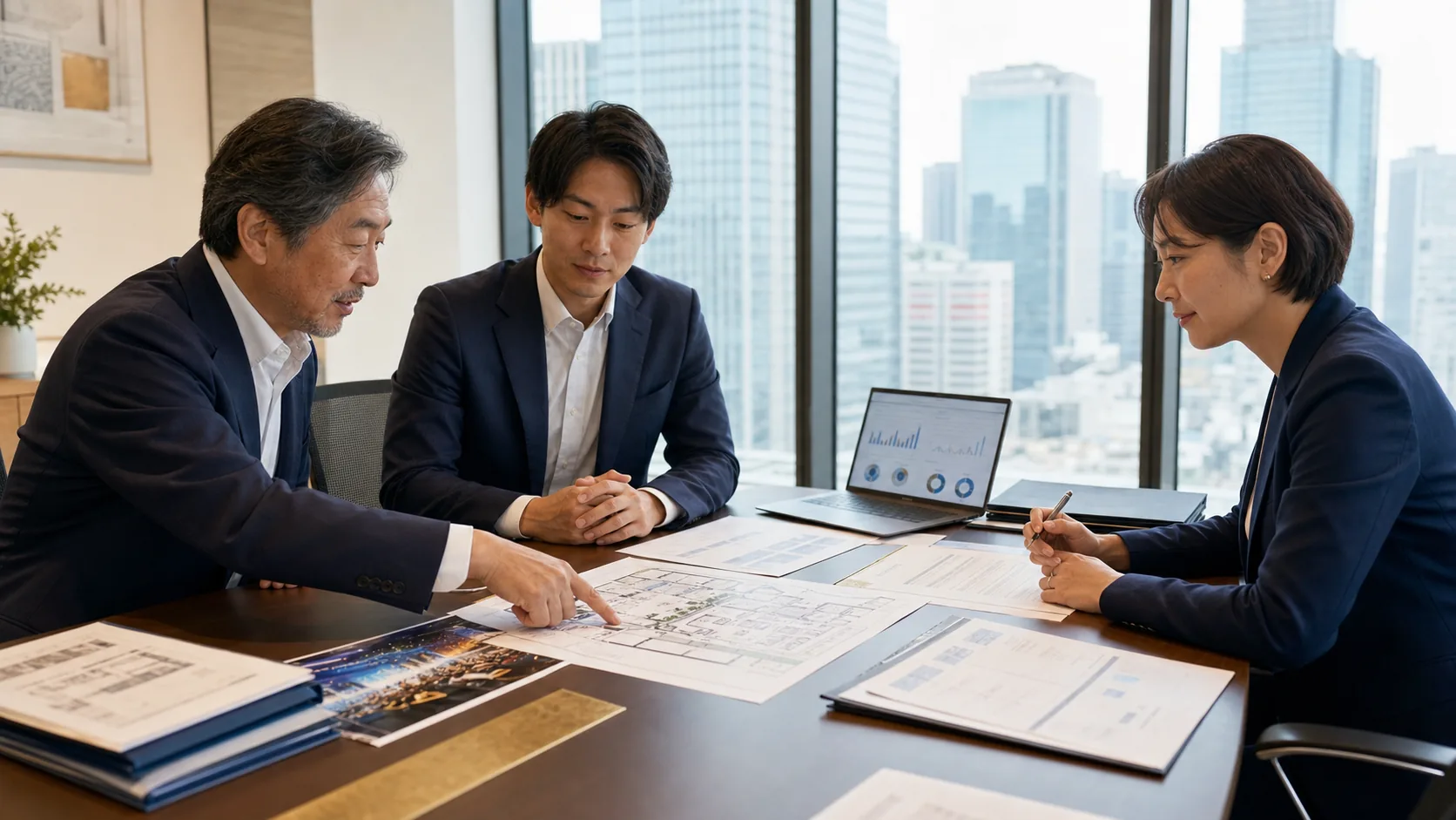 有楽町・丸の内・銀座周辺のイベント企画会社M&Aを相談するビジネス関係者
