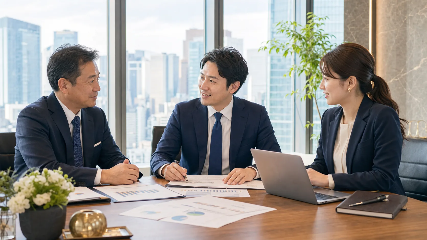有楽町・銀座・丸の内周辺の人材紹介会社M&Aを相談するビジネス関係者